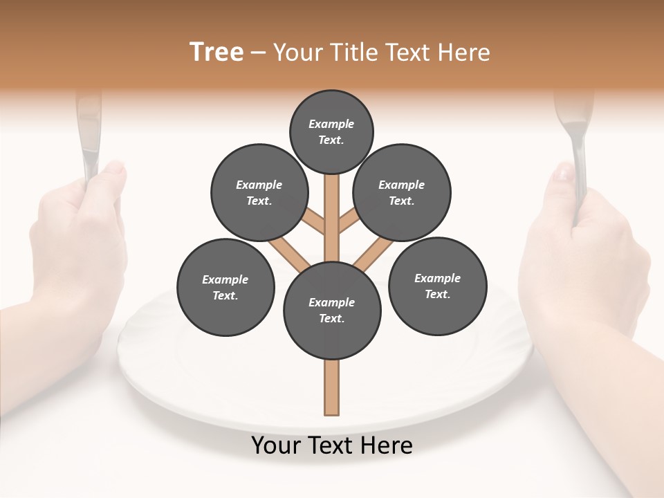 Cutlery Close Ceramic PowerPoint Template