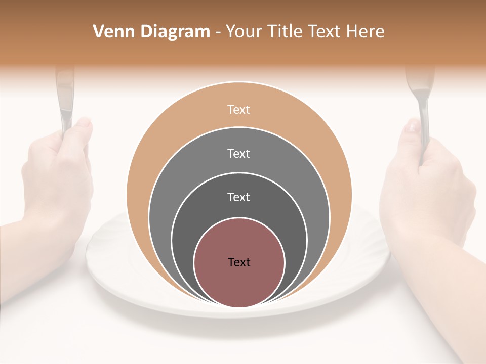 Cutlery Close Ceramic PowerPoint Template
