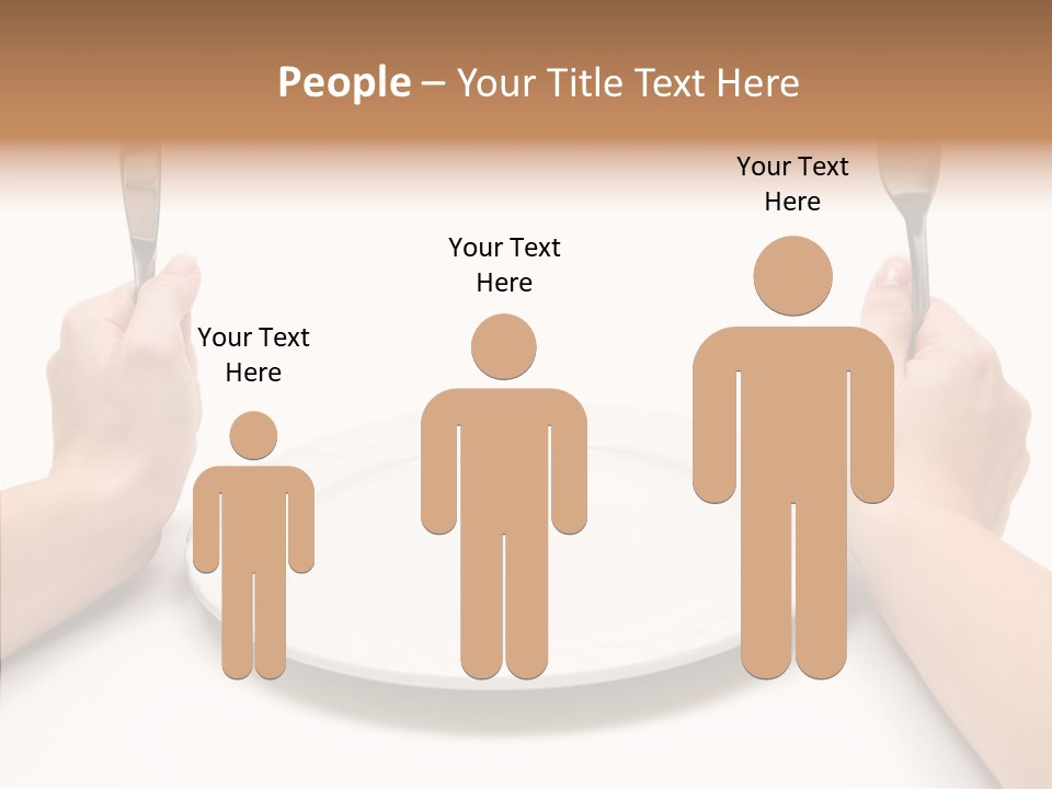 Cutlery Close Ceramic PowerPoint Template