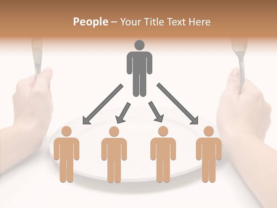 Cutlery Close Ceramic PowerPoint Template