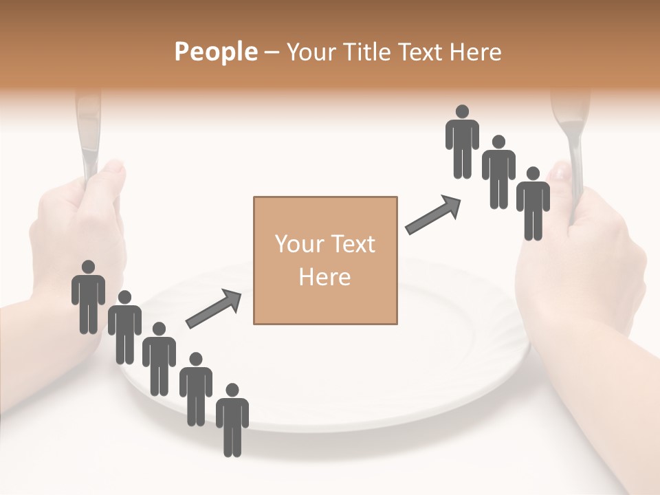 Cutlery Close Ceramic PowerPoint Template