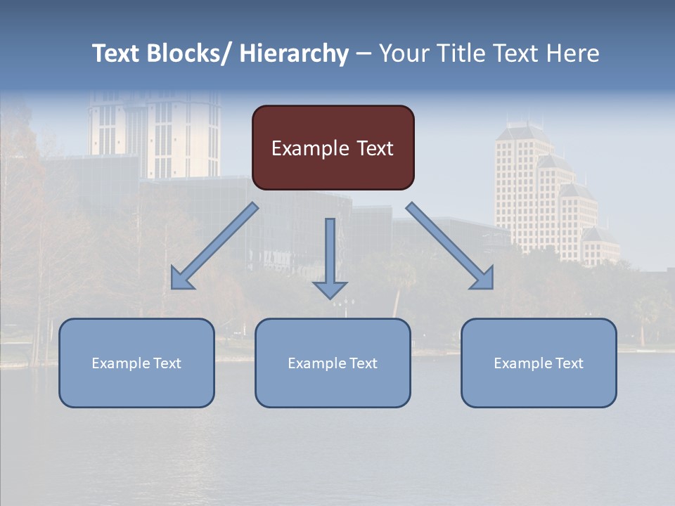 Lake Downtown Eola PowerPoint Template