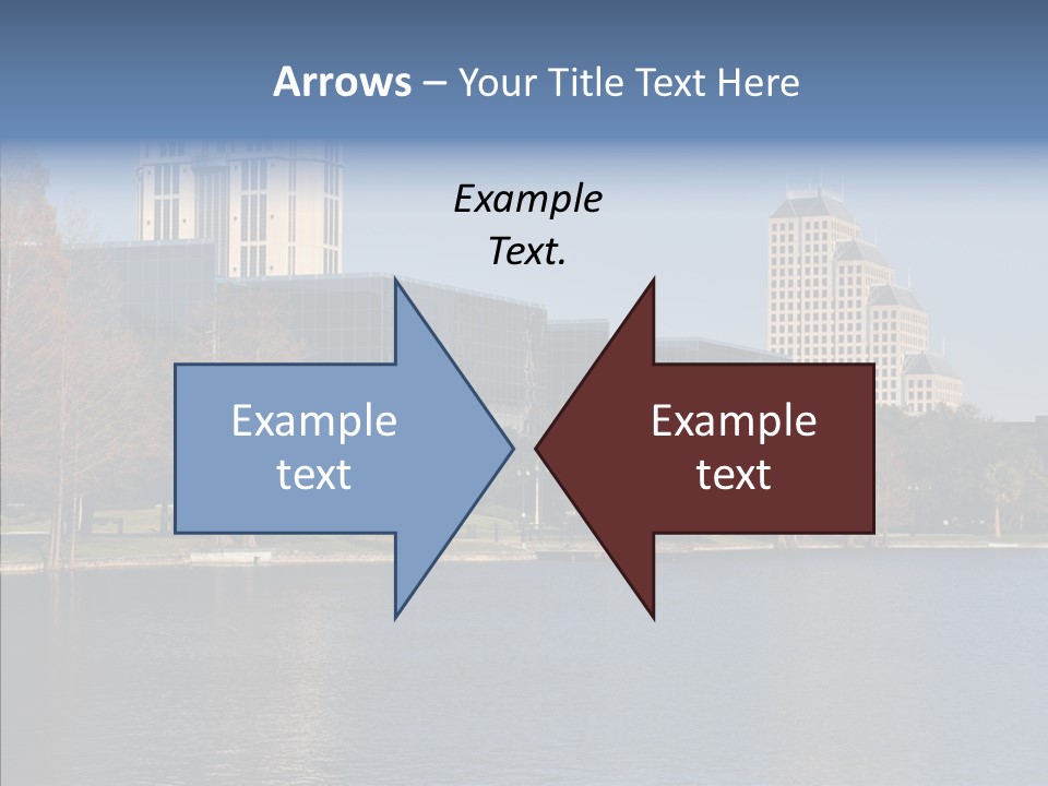 Lake Downtown Eola PowerPoint Template