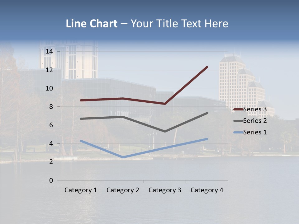 Lake Downtown Eola PowerPoint Template