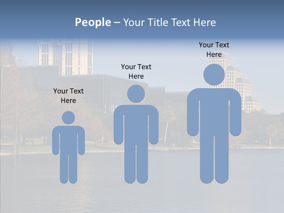 Lake Downtown Eola PowerPoint Template