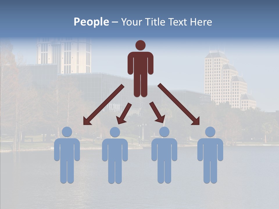 Lake Downtown Eola PowerPoint Template