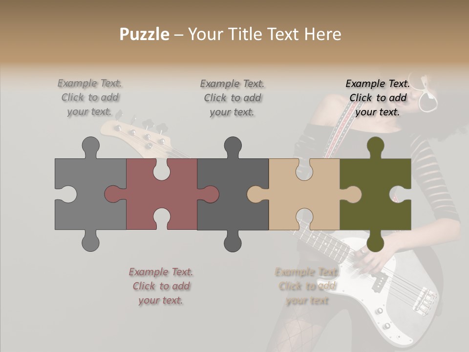 Equipment Shoulders Face PowerPoint Template