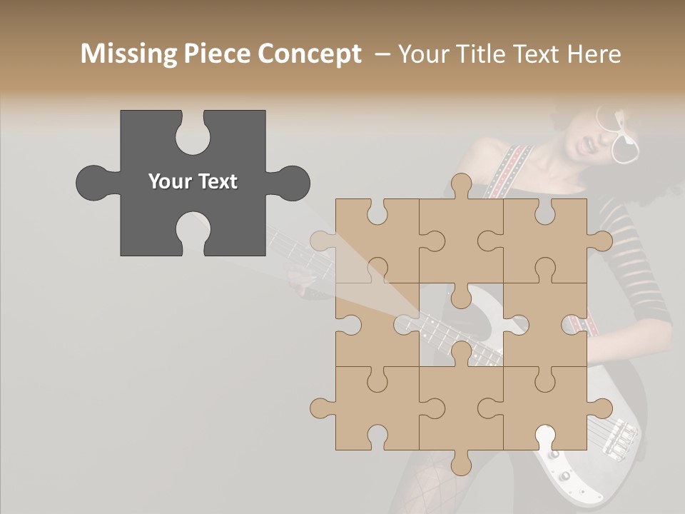 Equipment Shoulders Face PowerPoint Template