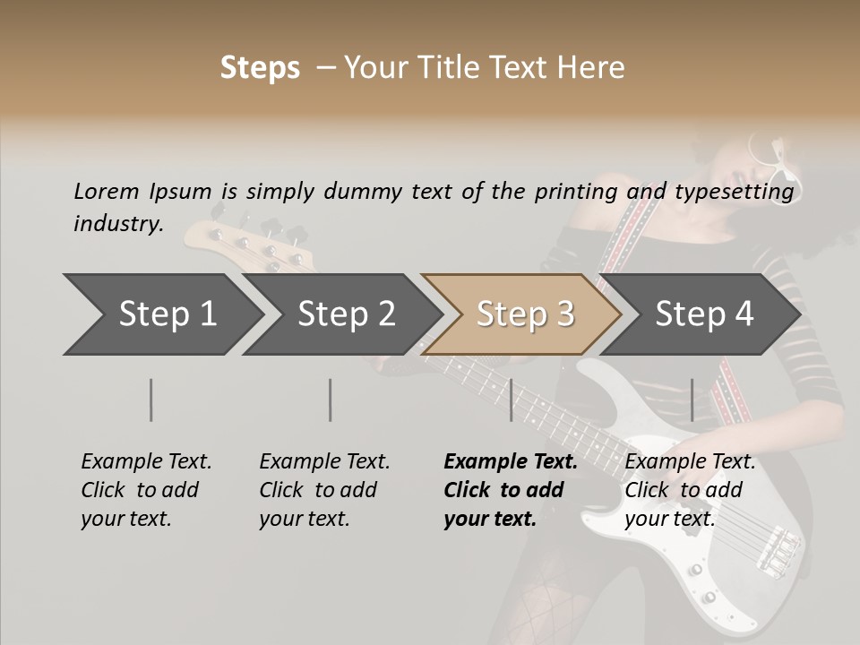 Equipment Shoulders Face PowerPoint Template
