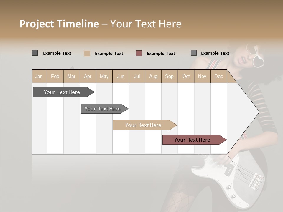 Equipment Shoulders Face PowerPoint Template