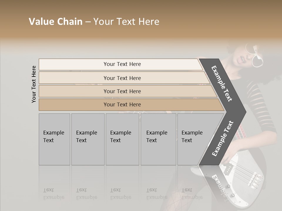 Equipment Shoulders Face PowerPoint Template