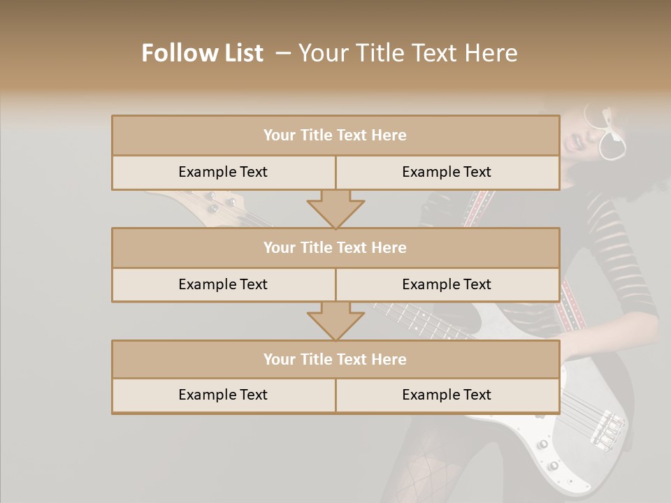 Equipment Shoulders Face PowerPoint Template
