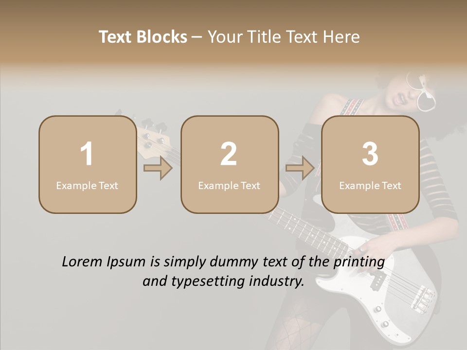 Equipment Shoulders Face PowerPoint Template