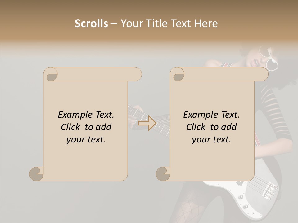 Equipment Shoulders Face PowerPoint Template