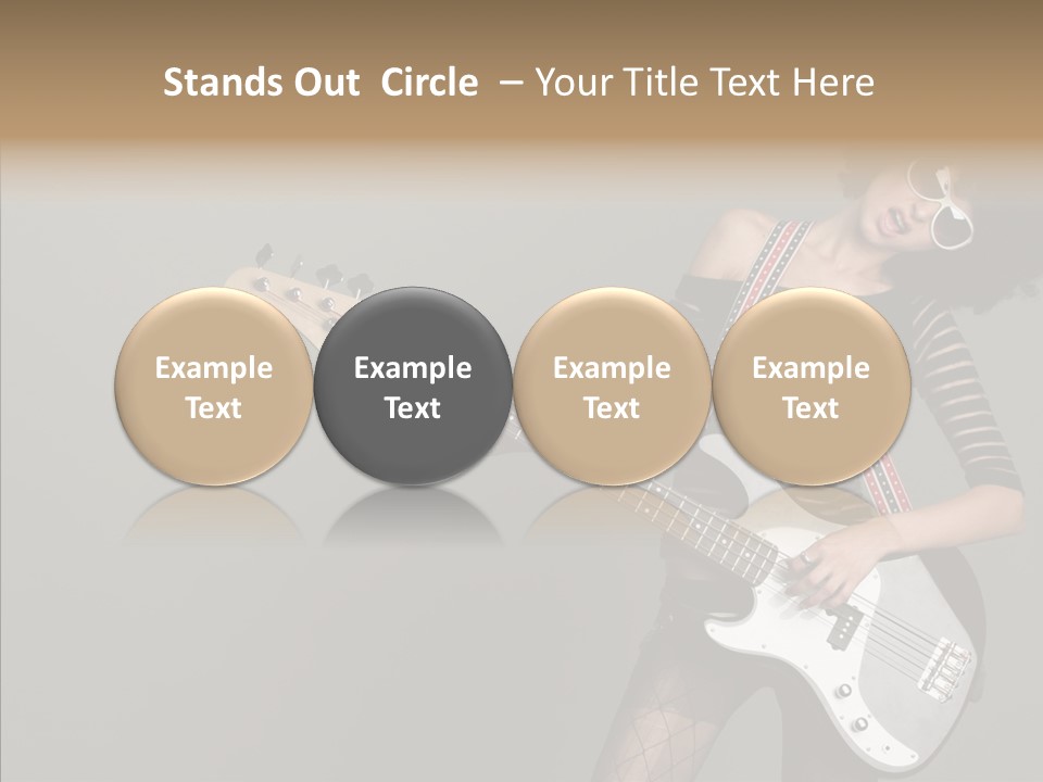 Equipment Shoulders Face PowerPoint Template