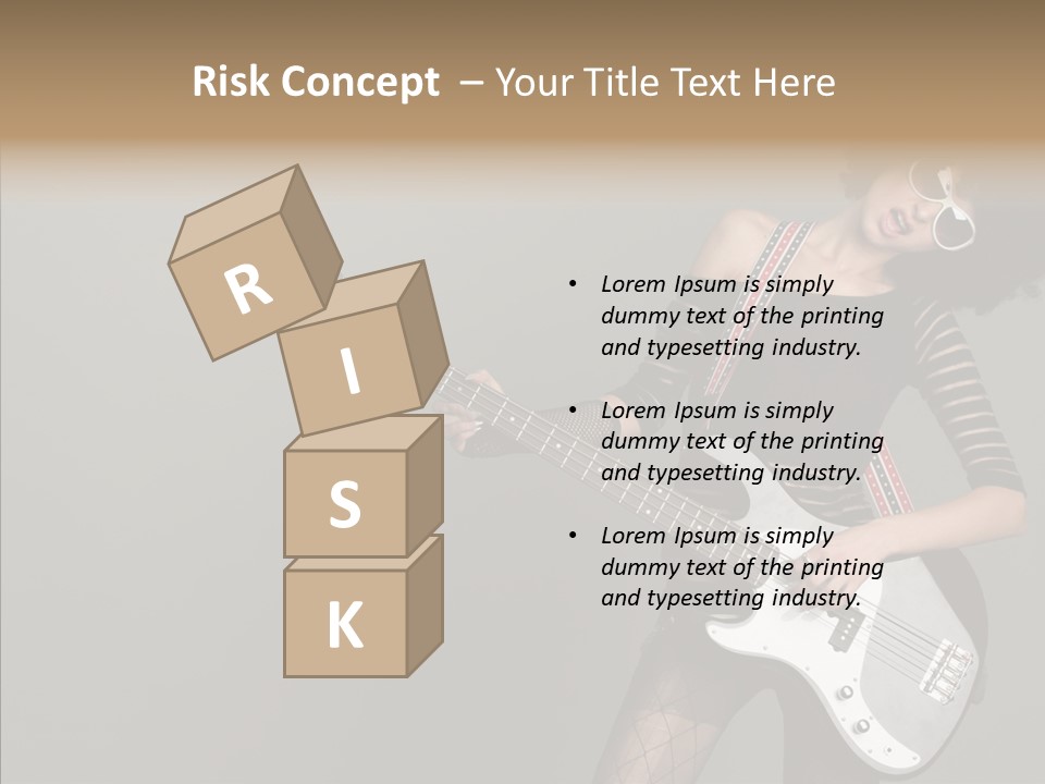 Equipment Shoulders Face PowerPoint Template