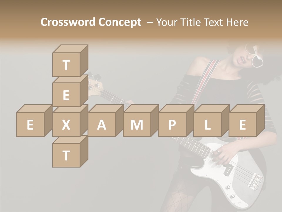 Equipment Shoulders Face PowerPoint Template