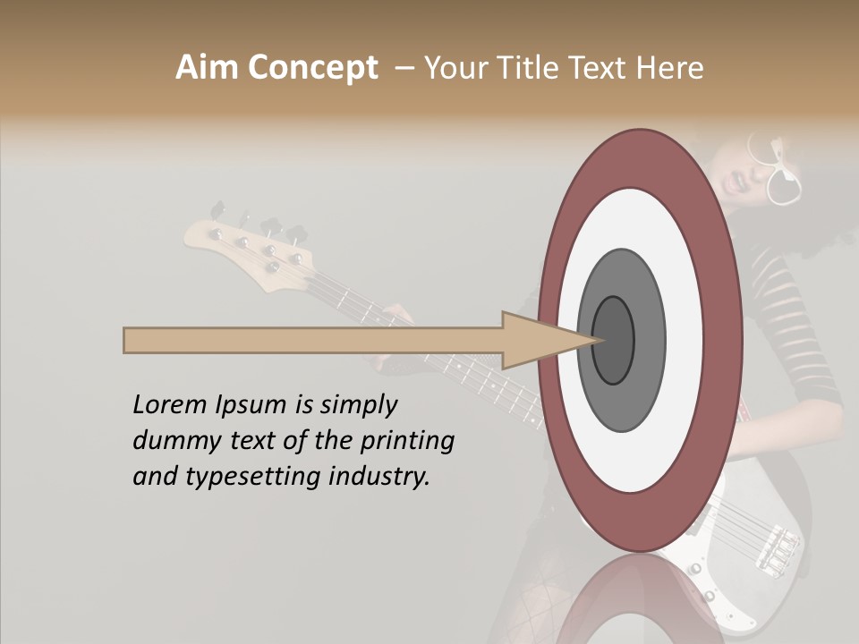 Equipment Shoulders Face PowerPoint Template
