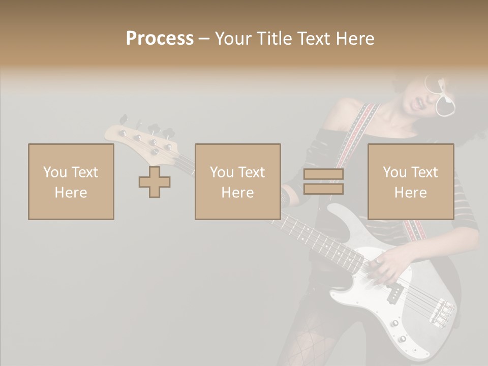 Equipment Shoulders Face PowerPoint Template