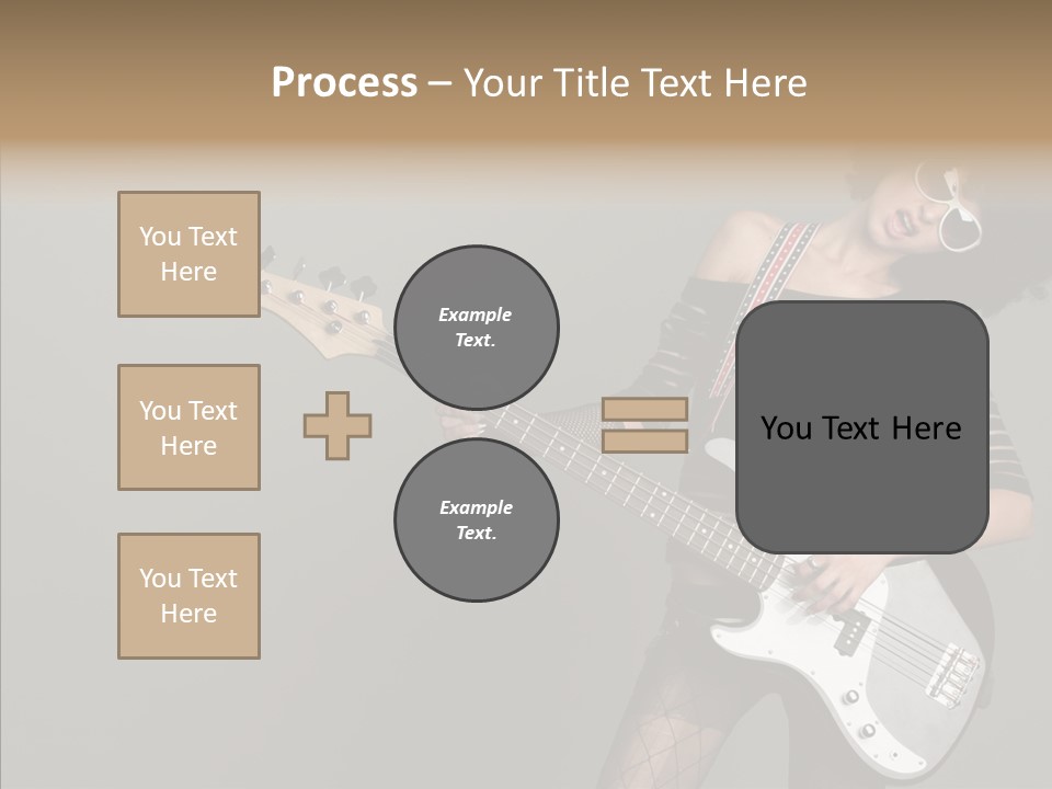 Equipment Shoulders Face PowerPoint Template