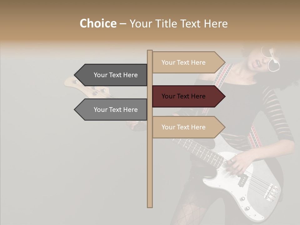Equipment Shoulders Face PowerPoint Template