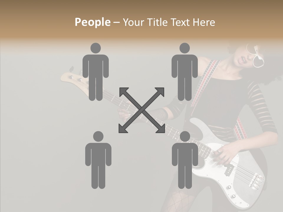 Equipment Shoulders Face PowerPoint Template