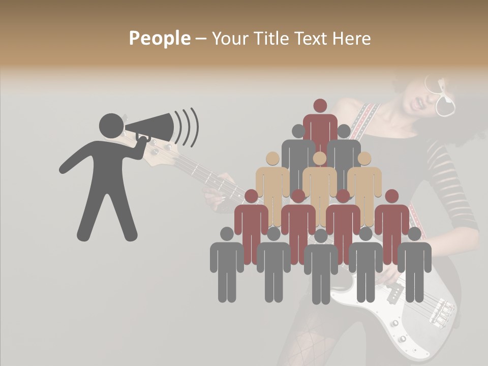 Equipment Shoulders Face PowerPoint Template