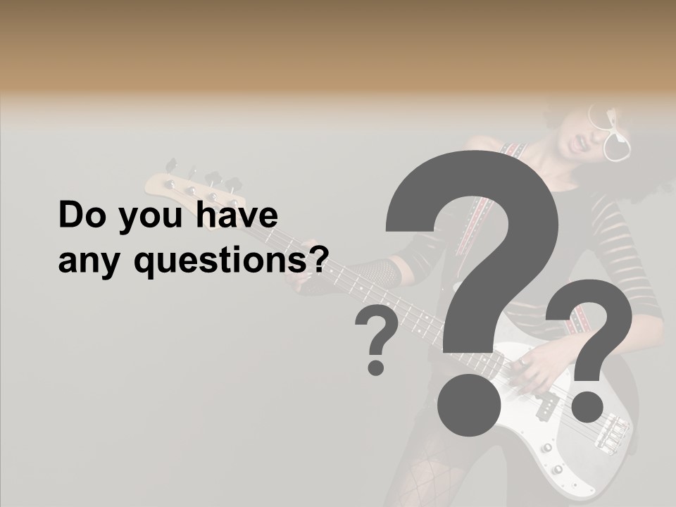 Equipment Shoulders Face PowerPoint Template