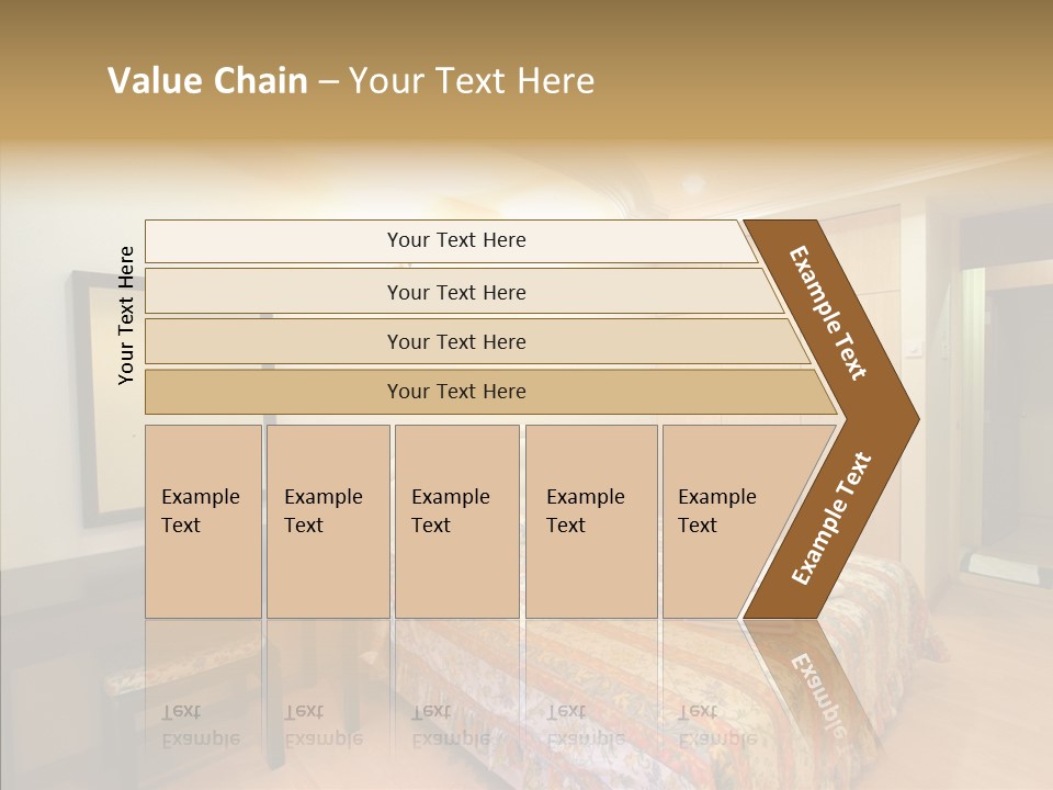 Bright Nightstand Strip PowerPoint Template