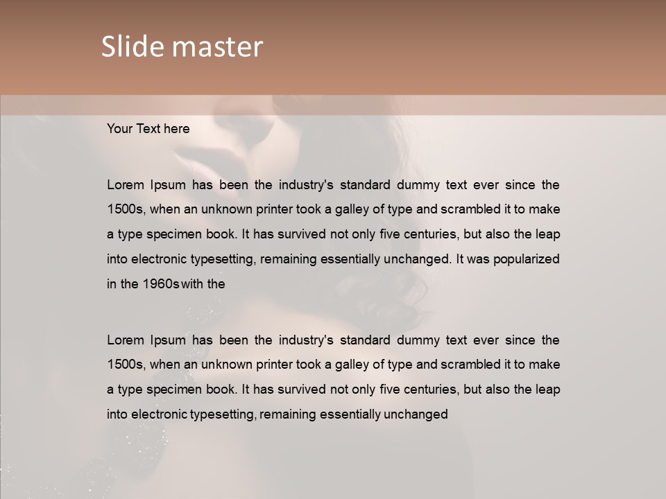 Diamond Attractive Elegance PowerPoint Template