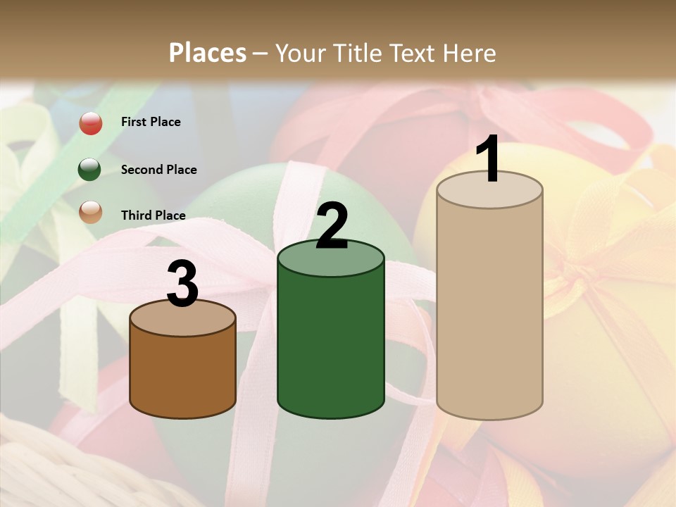 Seasonal Basket April PowerPoint Template