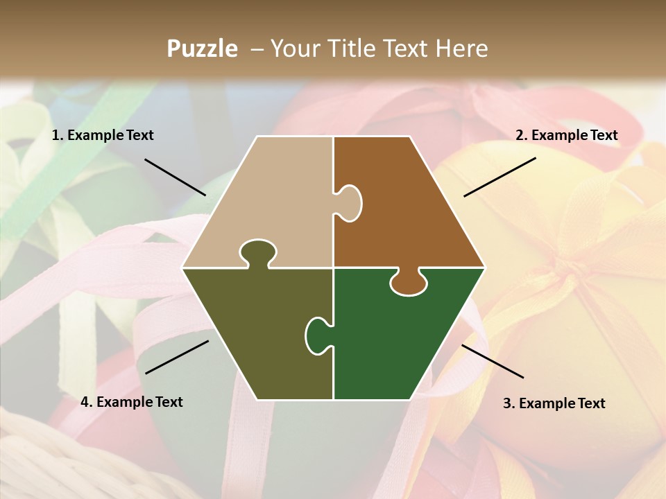 Seasonal Basket April PowerPoint Template