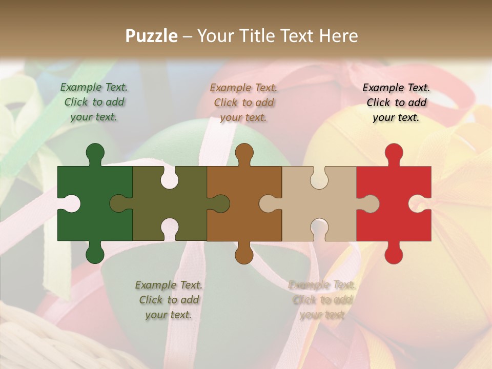 Seasonal Basket April PowerPoint Template