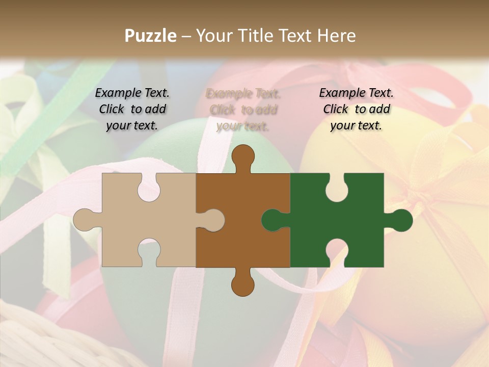 Seasonal Basket April PowerPoint Template