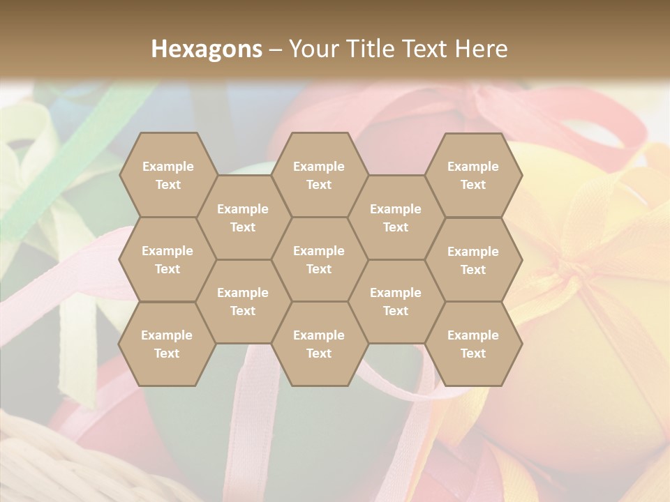 Seasonal Basket April PowerPoint Template