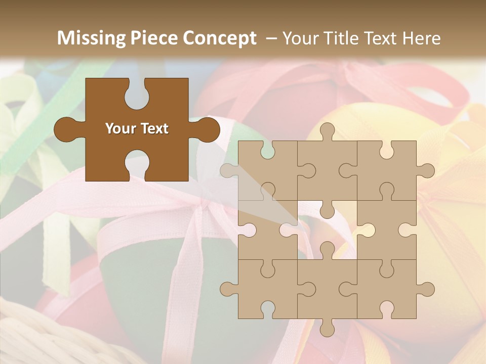 Seasonal Basket April PowerPoint Template