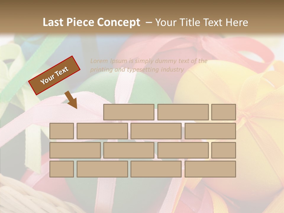 Seasonal Basket April PowerPoint Template