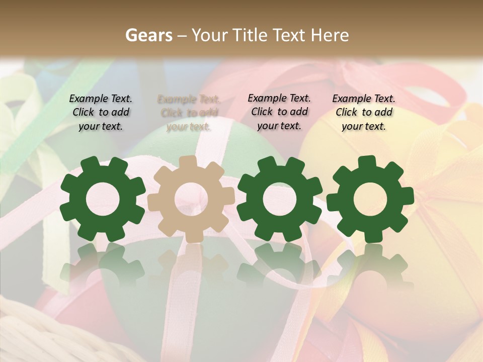 Seasonal Basket April PowerPoint Template