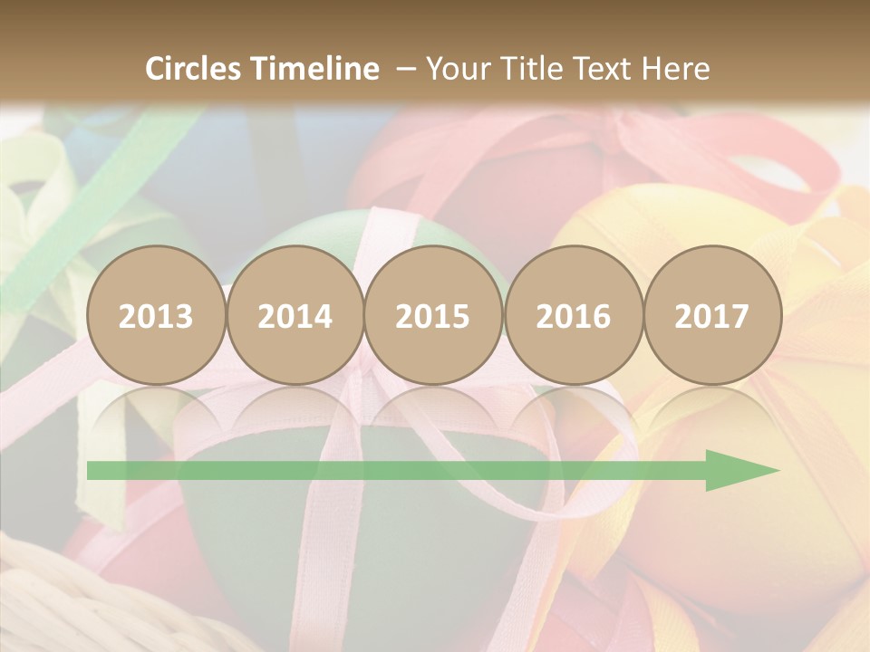Seasonal Basket April PowerPoint Template