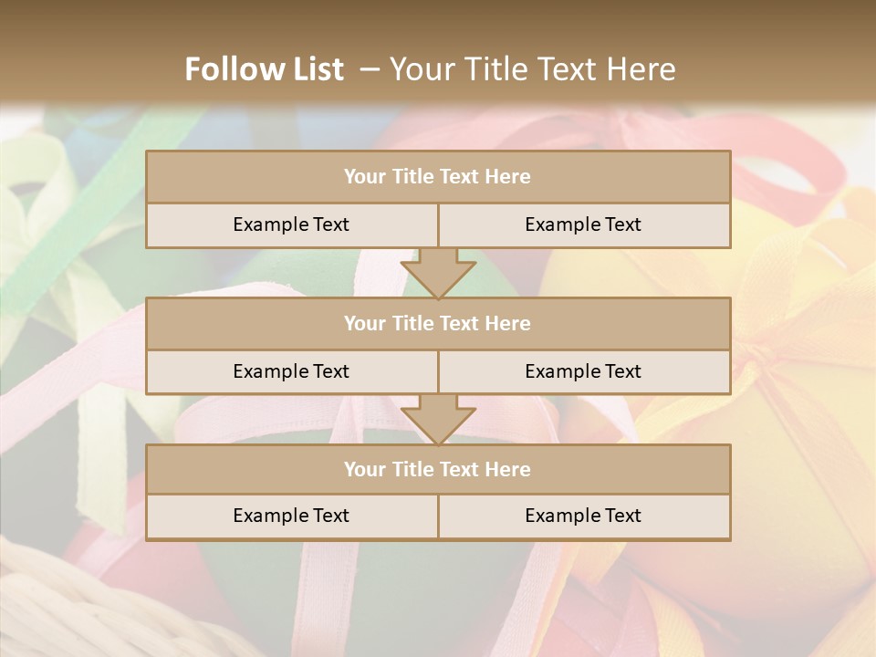 Seasonal Basket April PowerPoint Template