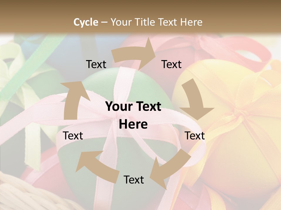 Seasonal Basket April PowerPoint Template