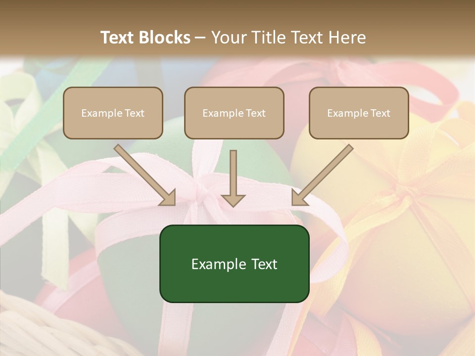 Seasonal Basket April PowerPoint Template