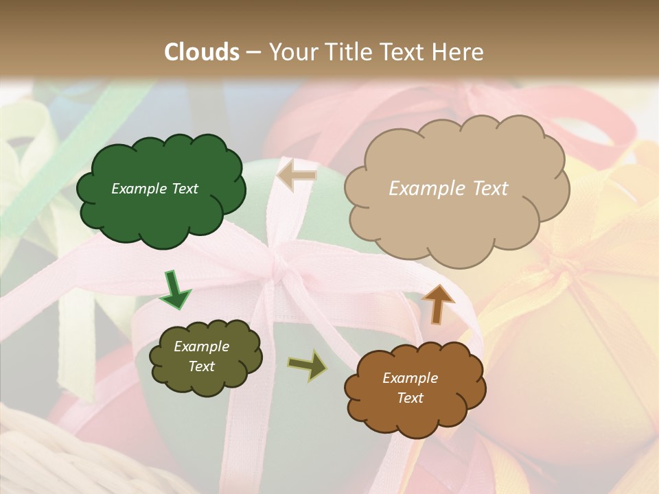 Seasonal Basket April PowerPoint Template