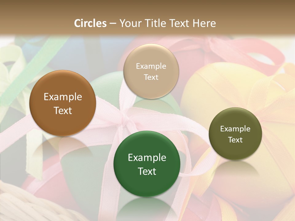 Seasonal Basket April PowerPoint Template