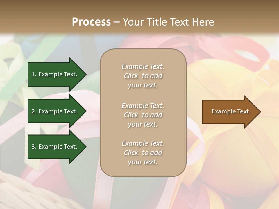 Seasonal Basket April PowerPoint Template