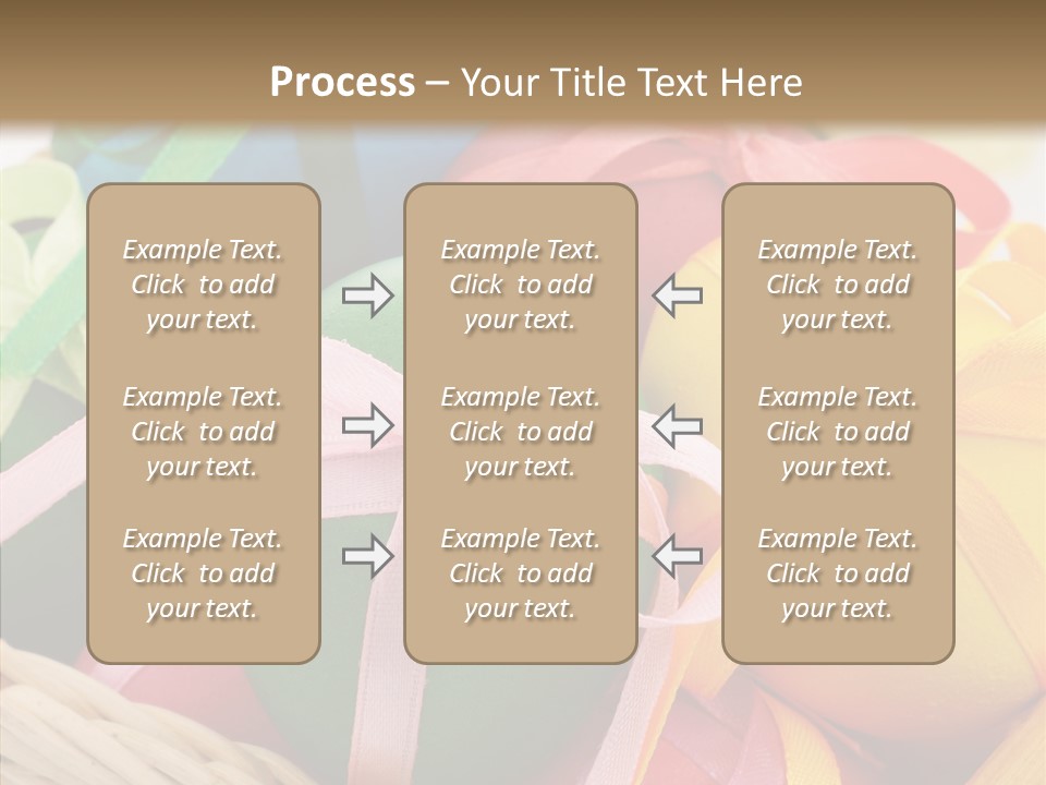 Seasonal Basket April PowerPoint Template