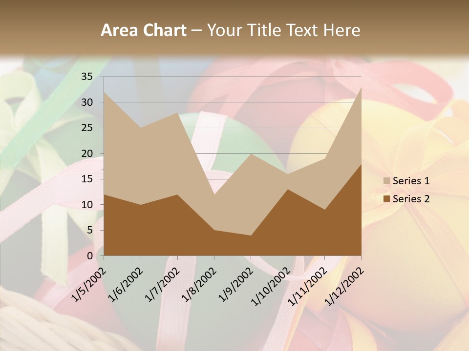 Seasonal Basket April PowerPoint Template