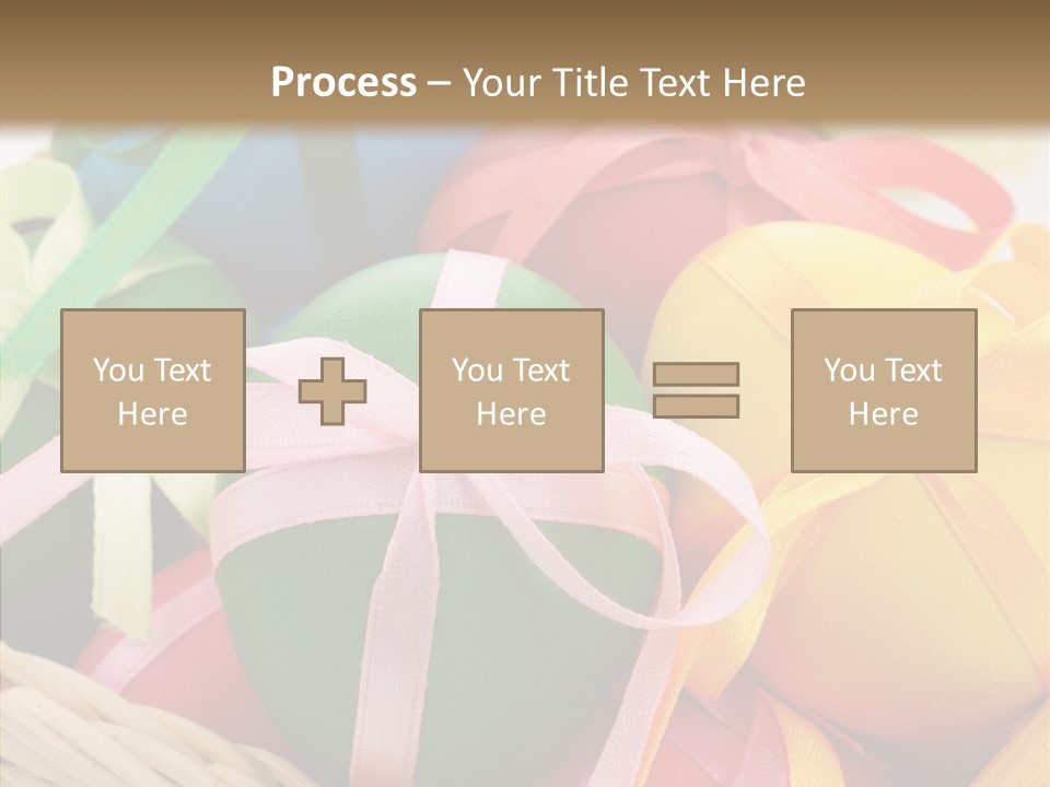 Seasonal Basket April PowerPoint Template