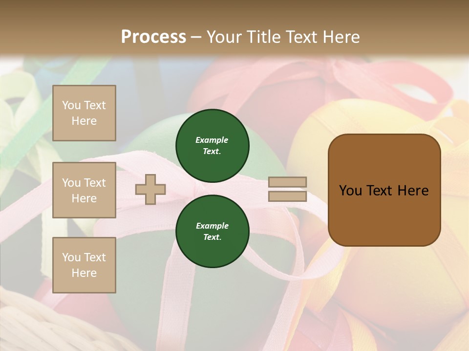 Seasonal Basket April PowerPoint Template
