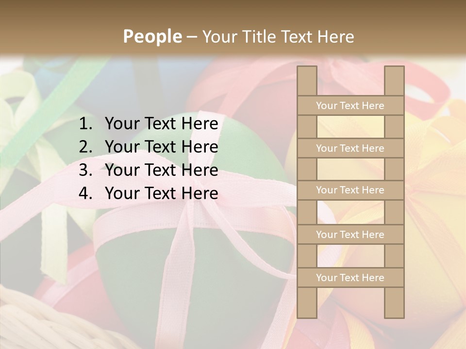 Seasonal Basket April PowerPoint Template